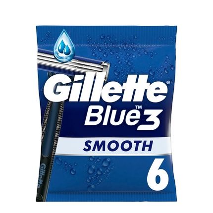 Gillette Blue Iii Razor X 6 Smooth By Gillette