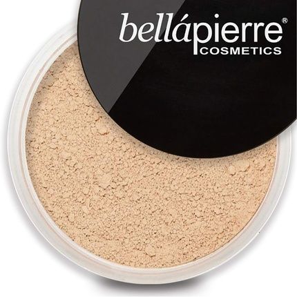 Bellapierre Mineral Foundation Powder Full Coverage Spf 15 Vegan Cruelty-Free Oil Talc Free Hypoallergenic 9 Grams Biscotti Mf02.5