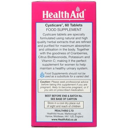 Healthaid Cysticare Vegan Tablets 60
