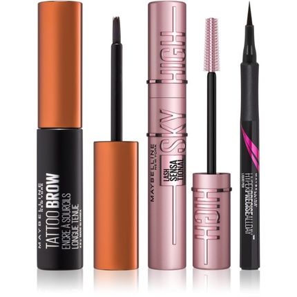 Maybelline Make-Up Set Medium Brown (For Eyes And Eyebrows)