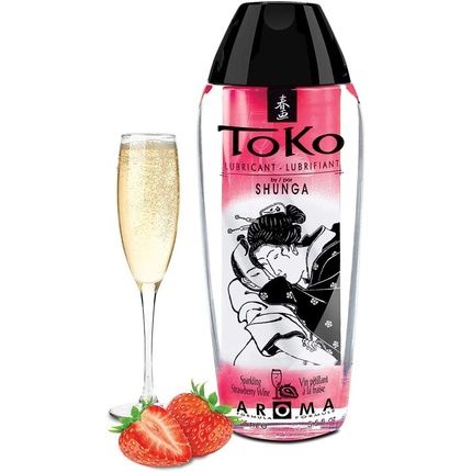 Toko 300000091391 Strawberry/Champagne Aroma Lubricant 165Ml
