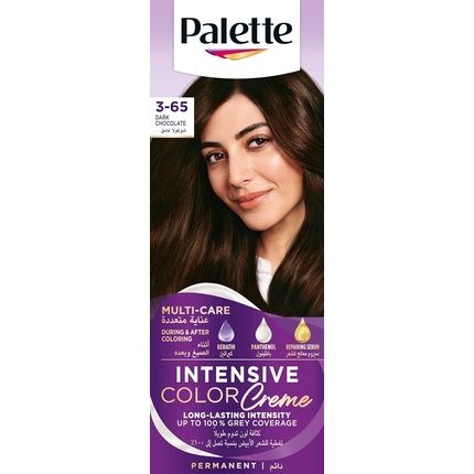 Schwarzkopf Palette Intensive Hair Colour Cream With Liquid Keratin 3-65 Dark