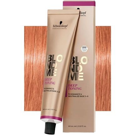 Schwarzkopf Blondme Color Deepton Peach Sorbet Toning 60Ml