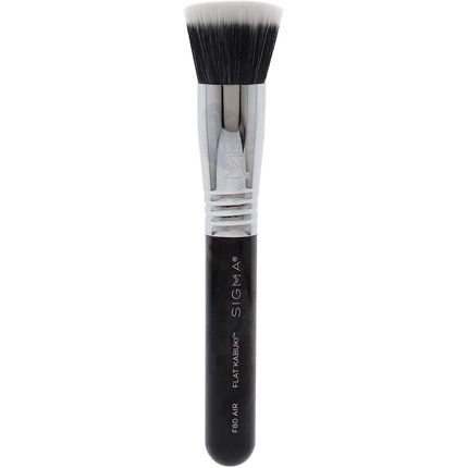 Sigma F82 Round Kabuki Foundation Brush - Makeup Brush For Powder Foundation - Flawless Application - Vegan Hypoallergenic Synthetic Makeup Brush