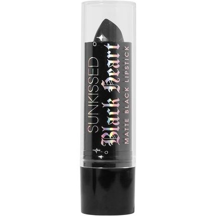 Sunkissed Black Heart Matte Black Lipstick