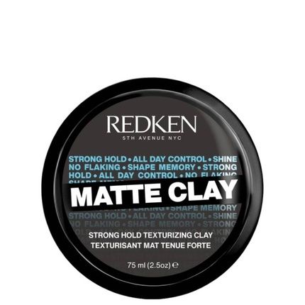 Redken Matte Clay Strong Hold Texturizing Clay 75 Ml - Image 4