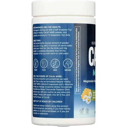 Natural Vitality Honey Chamomile Calm Mind 6Oz - Image 3