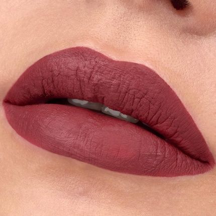 Essence 8H Matte Liquid Lipstick Highly Pigmented With Smudge-Proof Matte Finish Vegan And Cruelty Free 08 Dark Berry - Image 3