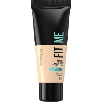 Maybelline Fit Me Liquid Foundation Mattifying Face Foundation 110 Porcelain 30Ml