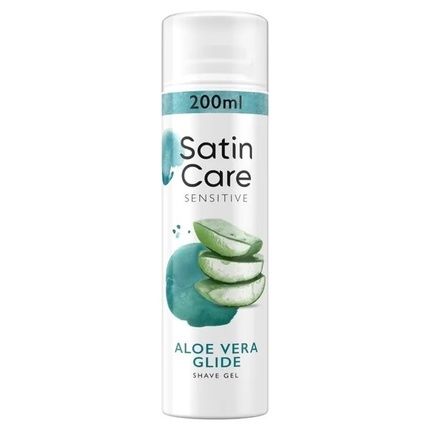 Gillette Satin Care Aloe Vera Shaving Gel For Dry And Sensitive Skin