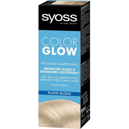 Syoss Color Glow Nourishing Hair Tint Platinum Blonde 100Ml - Image 3