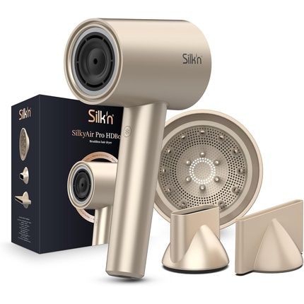 Silk'N Silkyair Pro Hdb003 Premium Hair Dryer With Brushless Motor And Water Ion Technology 1600W Champagne