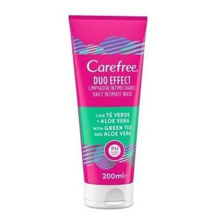 Carefree Carefree Duo Effect Intimate Cleanser Green Tea & Aloe Vera 200Ml