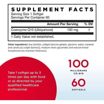 Jarrow Formulas Q-Absorb 100Mg Softgels 60 Count