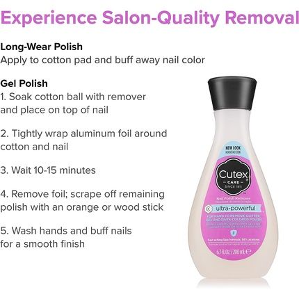 Cutex Ultra-Powerful Nail Polish Remover 200Ml - Image 3