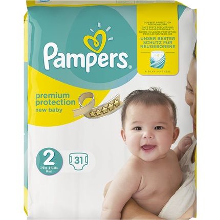 Pampers Premium Protection Diapers Size 2, 31 Pieces
