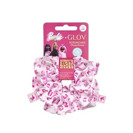 Barbie Glov Hair Scrunchies For Girls Satin Hair Bands Set Of 3 Pink Panther - Image 3