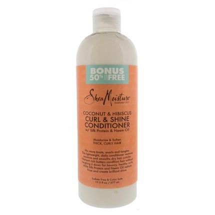 Sheamoisture Women'S Coconut And Hibiscus Curl Shine Conditioner