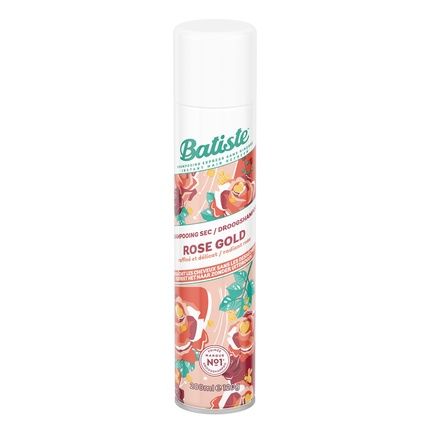 Batiste Dry Shampoo Rose Gold 200 Ml For Normal Hair With Bergamot And Jasmine Aroma