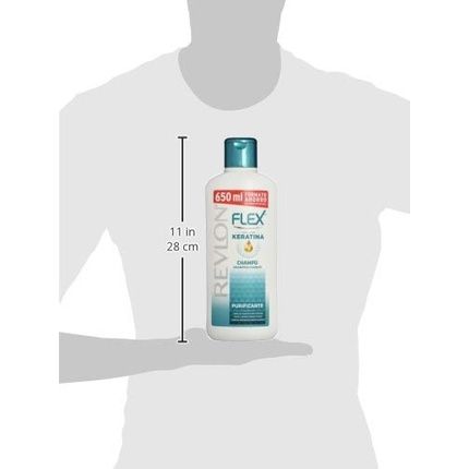 Revlon Flex Oily Hair Shampoo 650Ml - Image 3