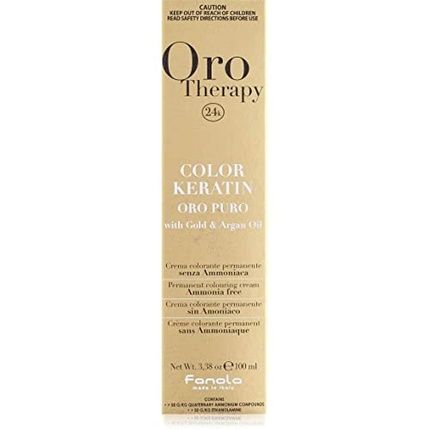 Fanola Oro Puro Therapy Color Keratin Hair Color 100Ml 11.1 Super Platinum Ash Blonde