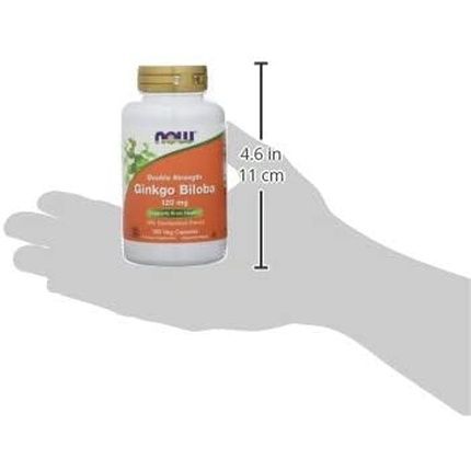Now Foods Ginkgo Biloba Double Strength Capsules 120Mg