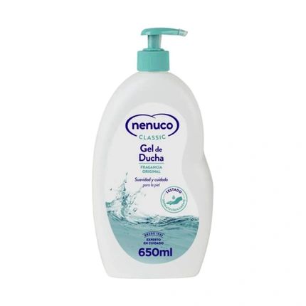Nenuco Classic Bath Gel Original Fragrance 650Ml Liquid Soap With Dispenser
