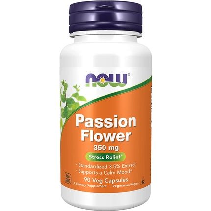 Now Foods Passion Flower Extract 350Mg 90 Vcaps