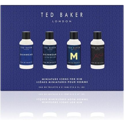 Ted Baker Mini Set For Him Gift Set With 4 Miniature Fragrances And Skinwear - Image 3
