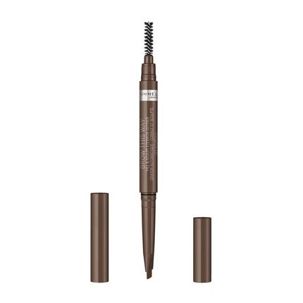 Rimmel Brow This Way Eyebrow Pencil 02 Medium Brown 0.25G