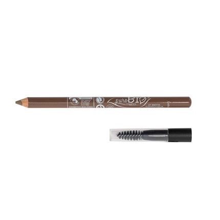 Purobio Eco Eyeliner And Eyebrow Pencil Almond With Brush