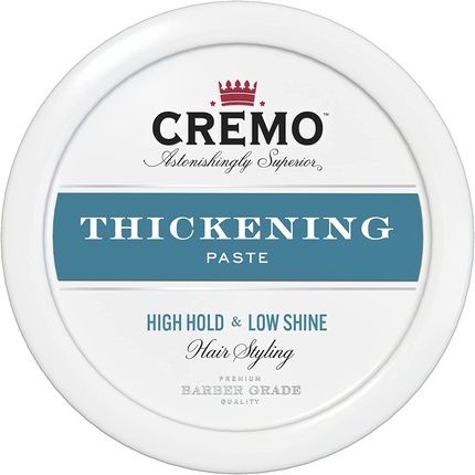 Cremo Barber Grade Hair Styling Thickening Paste For Men High Hold Low Shine 113G