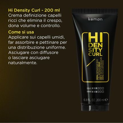 Kemon Hi Density Curl Styling Cream For Curly Hair