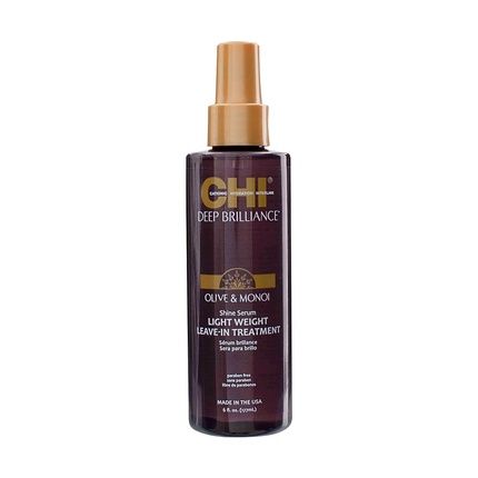 Chi Deep Brilliance Shine Serum Lightweight Leave-In Treatment 177Ml