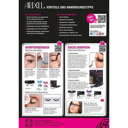 Ardell Lash Lites Fake Eyelashes 334 Black