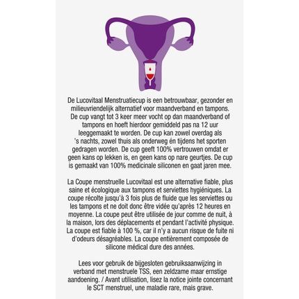 Lucovitaal Menstrual Cup Size B