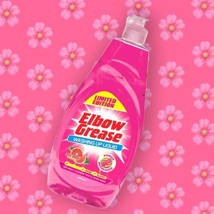 Elbow Grease(R) Washing Up Liquid, Pink Blush 600Ml