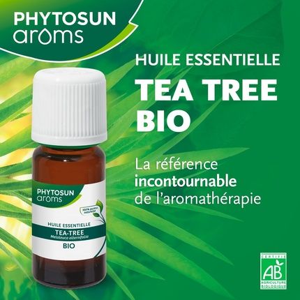 Phytosun Aroms Organic Tea Tree Essential Oil Melaleuca Alternifolia 10Ml