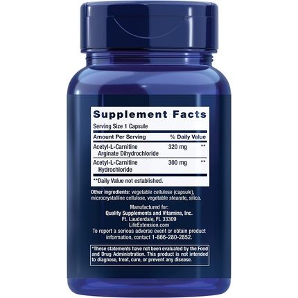 Life Extension Acetyl-L-Carnitine Arginate 90 Vcaps