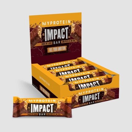 Impact Bar Caramel Nut 12 Bars 64G