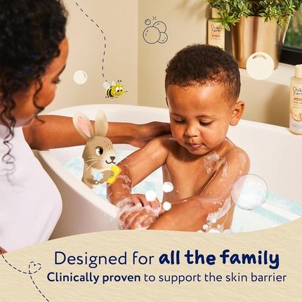 Childs Farm Oatderma Body Wash Fragrance Free Soothing Face And Shower Gel - Image 3