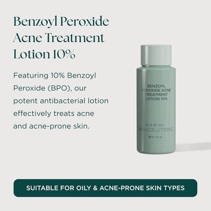 Marini Skinsolutions Benzoyl Peroxide Acne Treatment Lotion 5 Targets