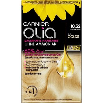 Garnier Olia Gold 10.32 Platinum Gold Permanent Hair Colour 271G
