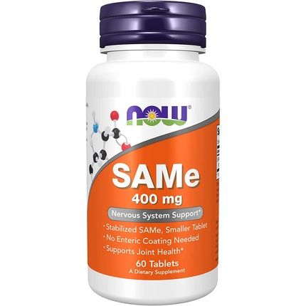 Now Same S-Adenosyl-L-Methionine 400Mg Nervous System Support 60 Tablets