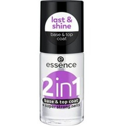 Essence 2 In 1 Base And Top Coat Transparent Glossy Effect Nail Polish