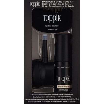 Toppik 3-In-1 Hair Fiber Starter Set With Fiberhold Spray 50Ml