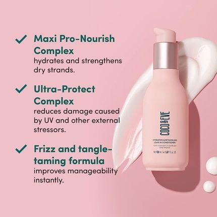 Coco & Eve Hydrating & Detangling Leave-In Conditioner With Coconut And Avocado Oil 5.07 Fl Oz - Image 3