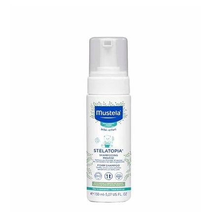 Mustela Stelatopia Foam Shampoo 150Ml Soothing Shampoo For Children With Extremely Dry And Atopic Skin