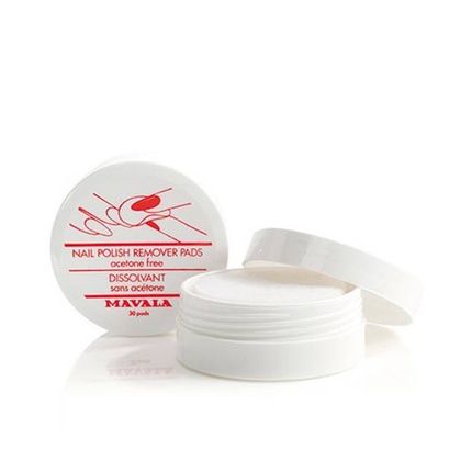 Mavala Nail Polish Remover Pads Without Acetone 30 Units