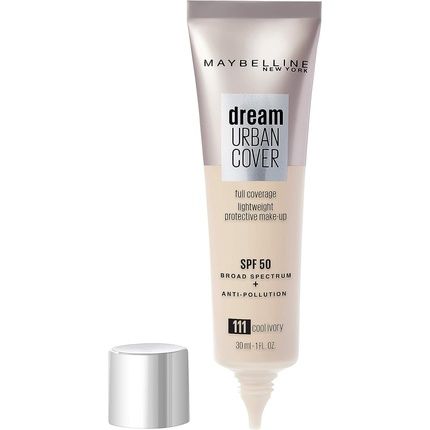 Maybelline New York Dream Urban Cover All-In-One Foundation 30Ml 111 Cool Ivory - Image 3